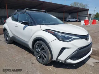 2022 Toyota C-HR XLE with VIN NMTKHMBX4NR145810, listed as a IAAI auction lot 42105097 with 40,462 mi miles. Bid and sale history available at carsss.com. Image 1.