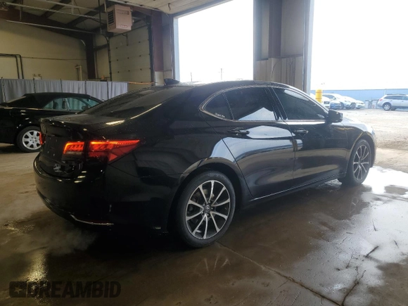2015 Acura TLX V6 Tech with VIN 19UUB2F51FA006355, listed as a Copart auction lot 50694625 with 70,174 mi miles and Salvage Title. Bid and sale history available at carsss.com. Image 3.