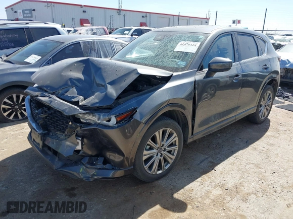 2023 Mazda CX-5 Signature with VIN JM3KFBXY8P0101156, listed as a IAAI auction lot 41670424 with Not Provided miles and . Bid and sale history available at carsss.com. Image 2.