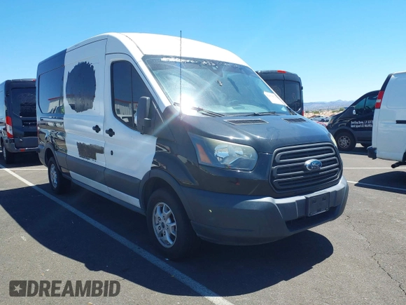 2015 Ford Transit Cargo with VIN 1FTYR2CM9FKA84495, listed as a IAAI auction lot 42653672 with 117,813 mi miles and . Bid and sale history available at DreamBid. Image 1.