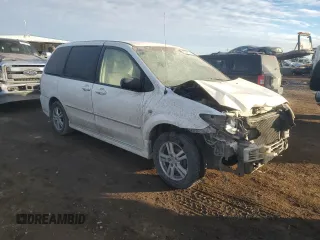 2004 Mazda MPV LX with VIN JM3LW28A240509136, listed as a Copart auction lot 88349155 with 148,710 mi miles and Salvage Title. Bid and sale history available at carsss.com. Image 4.