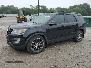 2016 Ford Explorer Sport z VIN 1FM5K8GT2GGC06478, wystawiony jako Copart lot #57241875 z przebiegiem 153 657 mil mil oraz Szkoda całkowita • Salvage title. Historia ofert i sprzedaży dostępna na DreamBid. Obrazek 1.