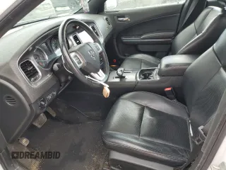 2014 Dodge Charger SXT Plus with VIN 2C3CDXJG0EH296411, listed as a Copart auction lot 46529755 with 136,078 mi miles and Salvage Title. Bid and sale history available at carsss.com. Image 7.