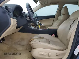 2006 Lexus IS 250 with VIN JTHCK262662003301, listed as a Copart auction lot 87390484 with Not Provided miles and Salvage Title. Bid and sale history available at DreamBid. Image 7.