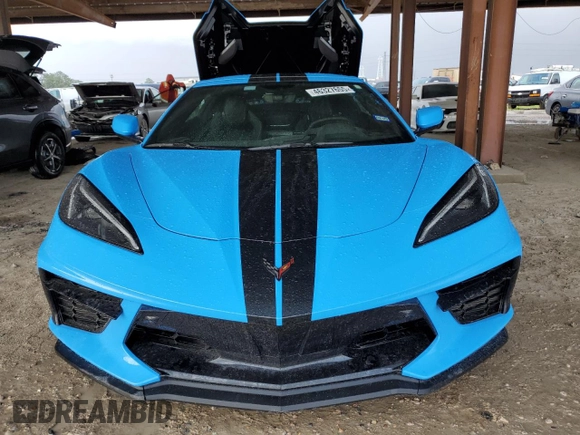 2022 Chevrolet Corvette 3LT with VIN 1G1YC3D47N5115044, listed as a Copart auction lot 46327655 with 4,641 mi miles and Salvage Title. Bid and sale history available at carsss.com. Image 5.