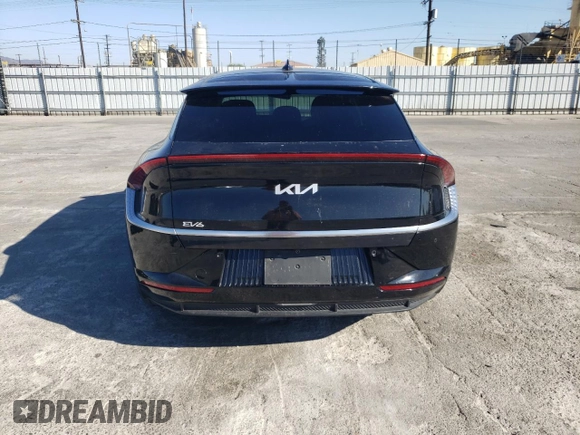 2022 Kia EV6 Wind with VIN KNDC34LA1N5055731, listed as a Copart auction lot 69459954 with 47,919 mi miles and Salvage Title. Bid and sale history available at carsss.com. Image 6.