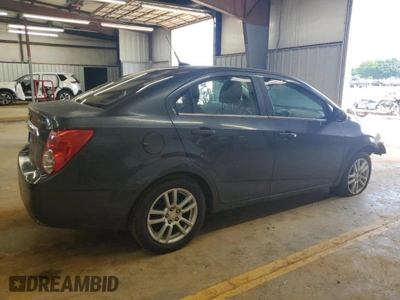 2012 Chevrolet Sonic LT with VIN 1G1JC5SH3C4192144, listed as a Copart auction lot 60973395 with 141,306 mi miles and Salvage title. Bid and sale history available at DreamBid. Image 3.