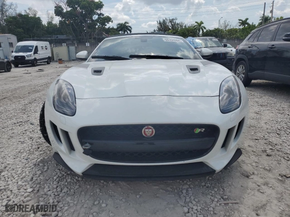 2016 Jaguar F-TYPE R with VIN SAJWJ6HL7GMK31846, listed as a Copart auction lot 66358864 with 51,228 mi miles and Salvage Title. Bid and sale history available at carsss.com. Image 5.