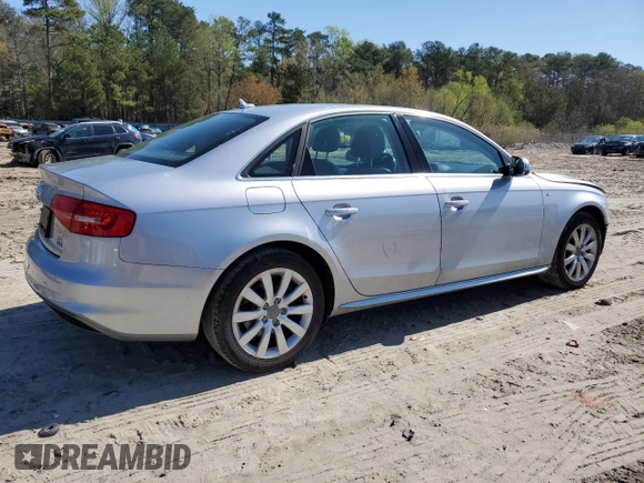 2015 Audi A4 Premium z VIN WAUBFAFLXFN023485, wystawiony jako Copart lot #51520335 z przebiegiem 85 913 mil mil oraz Szkoda całkowita • Salvage title. Historia ofert i sprzedaży dostępna na DreamBid. Obrazek 3.