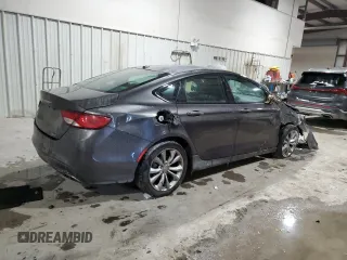 2015 Chrysler 200 S with VIN 1C3CCCBB9FN505720, listed as a Copart auction lot 89372565 with 108,206 mi miles and Salvage Title. Bid and sale history available at carsss.com. Image 3.