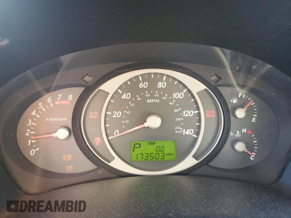 2005 Hyundai Tucson GLS with VIN KM8JN12D15U141358, listed as a Copart auction lot 73715334 with 173,503 mi miles and Salvage Title. Bid and sale history available at carsss.com. Image 9.