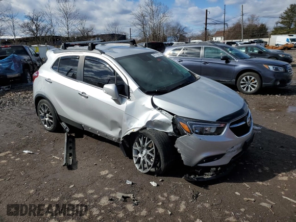 2019 Buick Encore Sport Touring with VIN KL4CJ2SB2KB715531, listed as a Copart auction lot 45710585 with 41,678 mi miles and Salvage Title. Bid and sale history available at DreamBid. Image 4.