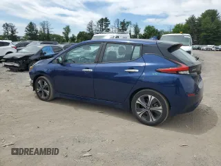 2020 Nissan LEAF SV with VIN 1N4AZ1CP7LC306789, listed as a Copart auction lot 57294585 with 55,326 mi miles and Salvage title. Bid and sale history available at DreamBid. Image 2.