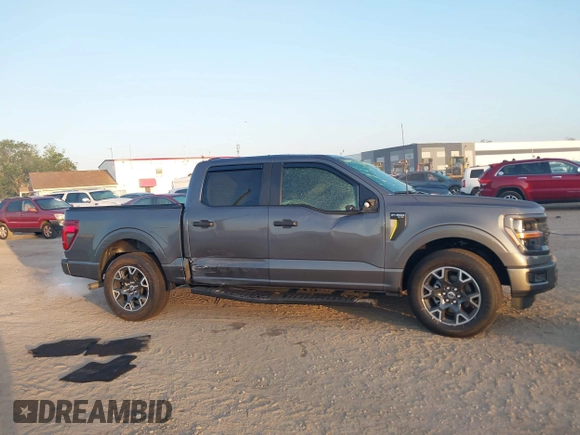 2024 Ford F-150 STX with VIN 1FTEW2KP9RKD46592, listed as a IAAI auction lot 41925104 with 14,938 mi miles and . Bid and sale history available at carsss.com. Image 13.