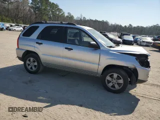 2010 Kia Sportage LX with VIN KNDKG3A40A7700990, listed as a Copart auction lot 48941505 with 38,182 mi miles and Salvage Title. Bid and sale history available at carsss.com. Image 4.