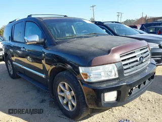 2006 Infiniti QX56 z VIN 5N3AA08C46N808592, wystawiony jako IAAI lot #41483260 z przebiegiem Nie podano mil oraz . Historia ofert i sprzedaży dostępna na DreamBid. Obrazek 1.