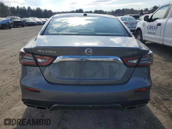 2020 Nissan Maxima Platinum with VIN 1N4AA6FV8LC367941, listed as a Copart auction lot 46709925 with 26,498 mi miles and Salvage Title. Bid and sale history available at DreamBid. Image 6.