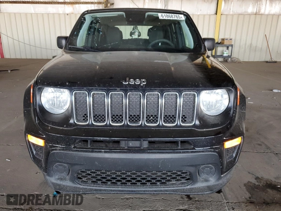 2021 Jeep Renegade Jeepster with VIN ZACNJCAB4MPM42278, listed as a Copart auction lot 61868765 with 137,580 mi miles and Clean title. Bid and sale history available at DreamBid. Image 5.