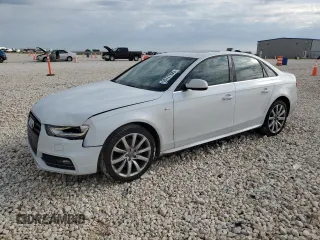 2014 Audi A4 Premium z VIN WAUAFAFLXEN014201, wystawiony jako Copart lot #55727995 z przebiegiem 110 350 mil mil oraz Szkoda całkowita • Salvage title. Historia ofert i sprzedaży dostępna na DreamBid. Obrazek 1.