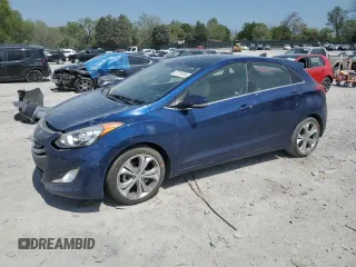 2013 Hyundai Elantra with VIN KMHD35LE8DU043511, listed as a Copart auction lot 53755405 with 78,641 mi miles and Salvage title. Bid and sale history available at DreamBid. Image 1.