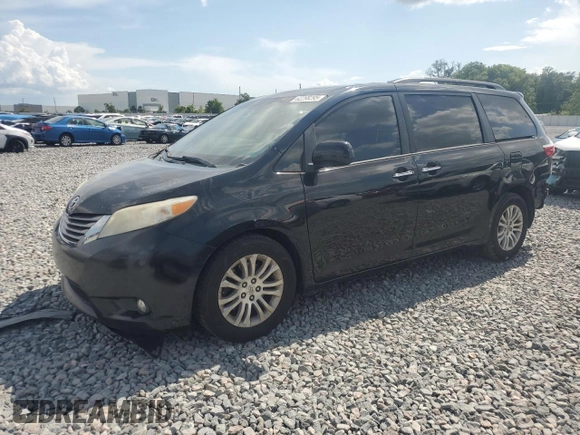 2015 Toyota Sienna XLE with VIN 5TDYK3DC2FS532715, listed as a Copart auction lot 62298295 with 151,583 mi miles and Salvage title. Bid and sale history available at DreamBid. Image 1.