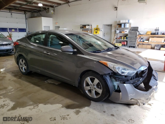 2013 Hyundai Elantra GLS PZEV with VIN 5NPDH4AE7DH311252, listed as a Copart auction lot 49475965 with 124,332 mi miles and Salvage Title. Bid and sale history available at carsss.com. Image 4.