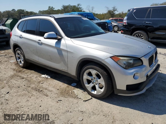 2015 BMW X1 sDrive28i with VIN WBAVM1C51FVZ94111, listed as a Copart auction lot 46981235 with 105,432 mi miles and Salvage Title. Bid and sale history available at carsss.com. Image 4.