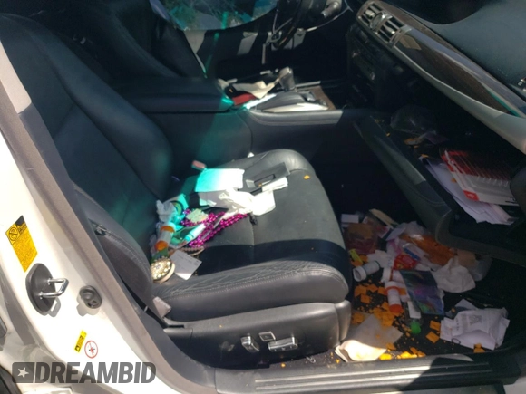 2013 Lexus LS 460 with VIN JTHBL5EF0D5116820, listed as a Copart auction lot 62573645 with Not provided miles and Salvage title. Bid and sale history available at DreamBid. Image 7.