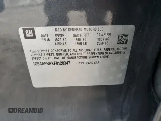 2015 Cadillac ATS Standard RWD z VIN 1G6AA5RAXF0128347, wystawiony jako Copart lot #44523355 z przebiegiem 118 294 mil mil oraz Szkoda całkowita • Salvage title. Historia ofert i sprzedaży dostępna na DreamBid. Obrazek 12.