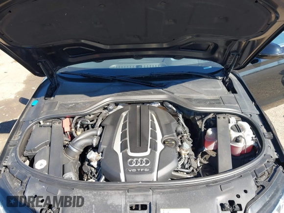 2015 Audi A8 L 4.0T with VIN WAU32AFD1FN021343, listed as a IAAI auction lot 41634469 with 88,229 mi miles. Bid and sale history available at carsss.com. Image 10.