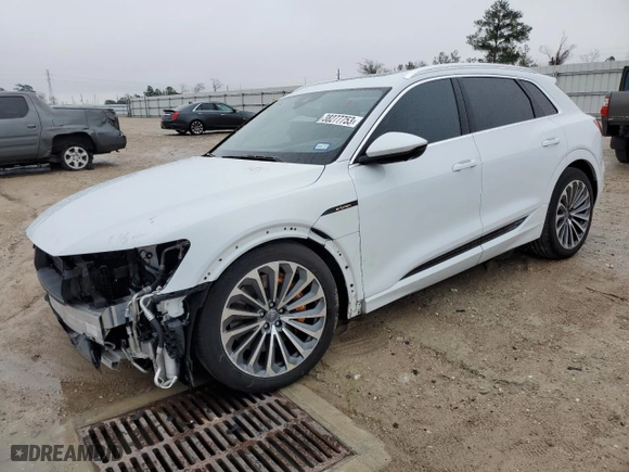 2019 Audi e-tron Prestige with VIN WA1VAAGE7KB024839, listed as a Copart auction lot 38277753 with 35,418 mi miles. Bid and sale history available at carsss.com. Image 1.