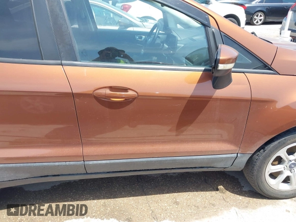 2018 Ford EcoSport SE with VIN MAJ3P1TE9JC212858, listed as a IAAI auction lot 42029732 with 98,869 mi miles and . Bid and sale history available at DreamBid. Image 13.