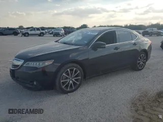 2016 Acura TLX V6 Advance with VIN 19UUB3F75GA001491, listed as a Copart auction lot 73559564 with 120,718 mi miles and Salvage Title. Bid and sale history available at carsss.com. Image 1.