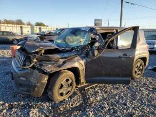 2016 Jeep Renegade Sport with VIN ZACCJAAT5GPD51175, listed as a Copart auction lot 46212345 with 178,096 mi miles and Salvage Title. Bid and sale history available at carsss.com. Image 1.