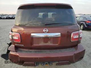 2018 Nissan Armada SL with VIN JN8AY2ND4J9053483, listed as a Copart auction lot 42444425 with Not Provided miles and Salvage Title. Bid and sale history available at DreamBid. Image 6.