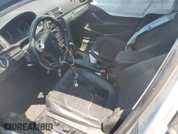 2014 Volkswagen Passat Wolfsburg Edition with VIN 1VWAT7A30EC096244, listed as a Copart auction lot 54097505 with 153,321 mi miles and Salvage title. Bid and sale history available at DreamBid. Image 7.