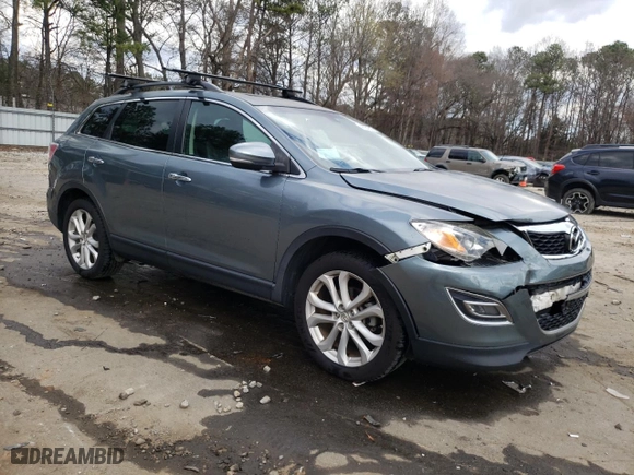 2012 Mazda CX-9 Grand Touring with VIN JM3TB2DA0C0337365, listed as a Copart auction lot 48554145 with 153,153 mi miles and Salvage Title. Bid and sale history available at carsss.com. Image 4.
