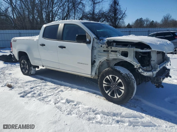 2021 Chevrolet Colorado 4WD Z71 with VIN 1GCGTDEN8M1151301, listed as a Copart auction lot 88226375 with 89,259 mi miles and Salvage Title. Bid and sale history available at carsss.com. Image 4.