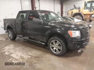 2014 Ford F-150 XL with VIN 1FTFW1EF6EFB39274, listed as a IAAI auction lot 41505955 with 155,411 mi miles. Bid and sale history available at carsss.com. Image 1.