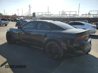 2023 Dodge Charger SRT Hellcat Widebody Jailbreak with VIN 2C3CDXL92PH626230, listed as a Copart auction lot 47018835 with 5,199 mi miles and Salvage Title. Bid and sale history available at carsss.com. Image 2.