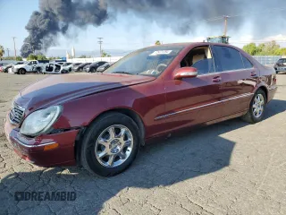 2000 Mercedes-Benz S-Class with VIN WDBNG70J1YA096776, listed as a Copart auction lot 72471394 with 87,252 mi miles and Salvage Title. Bid and sale history available at carsss.com. Image 1.