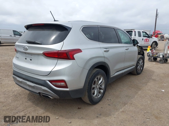 2019 Hyundai Santa Fe SE z VIN 5NMS23AD4KH046066, wystawiony jako IAAI lot #41880900 z przebiegiem 45 220 mil mil oraz . Historia ofert i sprzedaży dostępna na DreamBid. Obrazek 4.