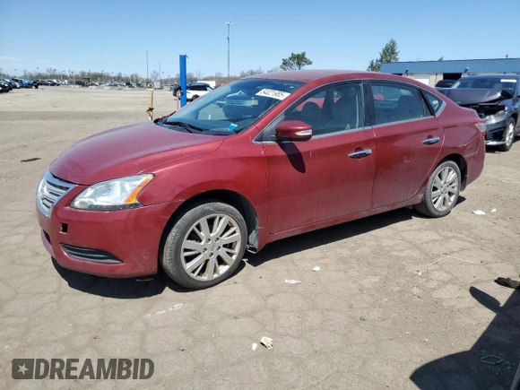 2015 Nissan Sentra SR with VIN 3N1AB7AP1FY354243, listed as a Copart auction lot 54021985 with 103,912 mi miles and Clean Title. Bid and sale history available at DreamBid. Image 1.