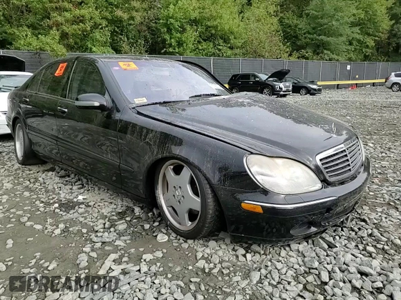 2000 Mercedes-Benz S-Class with VIN WDBNG75J2YA027054, listed as a Copart auction lot 71726724 with 0 mi miles and Salvage Title. Bid and sale history available at carsss.com. Image 11.