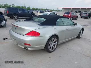 2006 BMW 6 Series 650Ci with VIN WBAEK13456CN78510, listed as a IAAI auction lot 42129703 with 131,096 mi miles and . Bid and sale history available at carsss.com. Image 4.