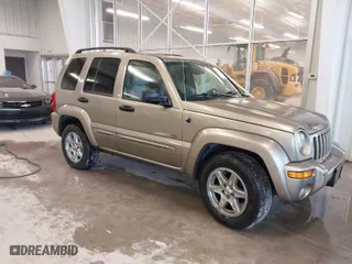 2003 Jeep Liberty Limited with VIN 1J4GL58K63W577457, listed as a IAAI auction lot 41554224 with NaN miles. Bid and sale history available at carsss.com. Image 1.