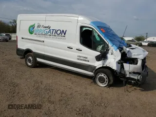 2023 Ford Transit Cargo with VIN 1FTBR1C86PKA83003, listed as a Copart auction lot 51015344 with Not Provided miles and Salvage Title. Bid and sale history available at DreamBid. Image 4.