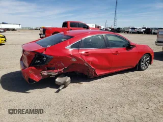 2017 Honda Civic EX with VIN 2HGFC2F88HH557595, listed as a Copart auction lot 50306945 with 68,607 mi miles and Salvage Title. Bid and sale history available at DreamBid. Image 3.