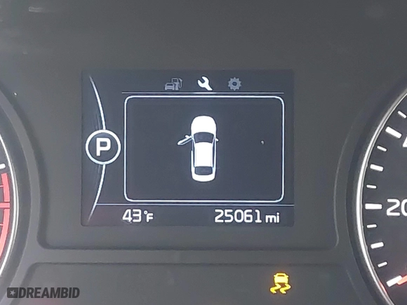 2017 Kia Optima LX with VIN KNAGT4L30H5150110, listed as a IAAI auction lot 41854437 with 25,061 mi miles. Bid and sale history available at carsss.com. Image 16.