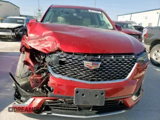 2024 Cadillac XT6 FWD Premium Luxury with VIN 1GYKPCRS6RZ715118, listed as a Copart auction lot 50512905 with 11,563 mi miles and Salvage Title. Bid and sale history available at carsss.com. Image 5.